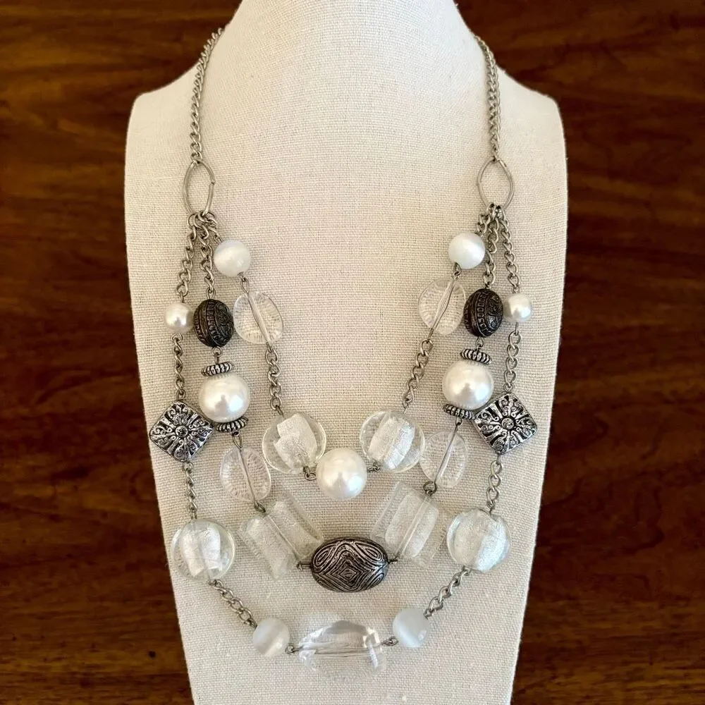 Ruby Rd. | Beaded layer Necklace| 22” Adjustable - Picture 2 of 2